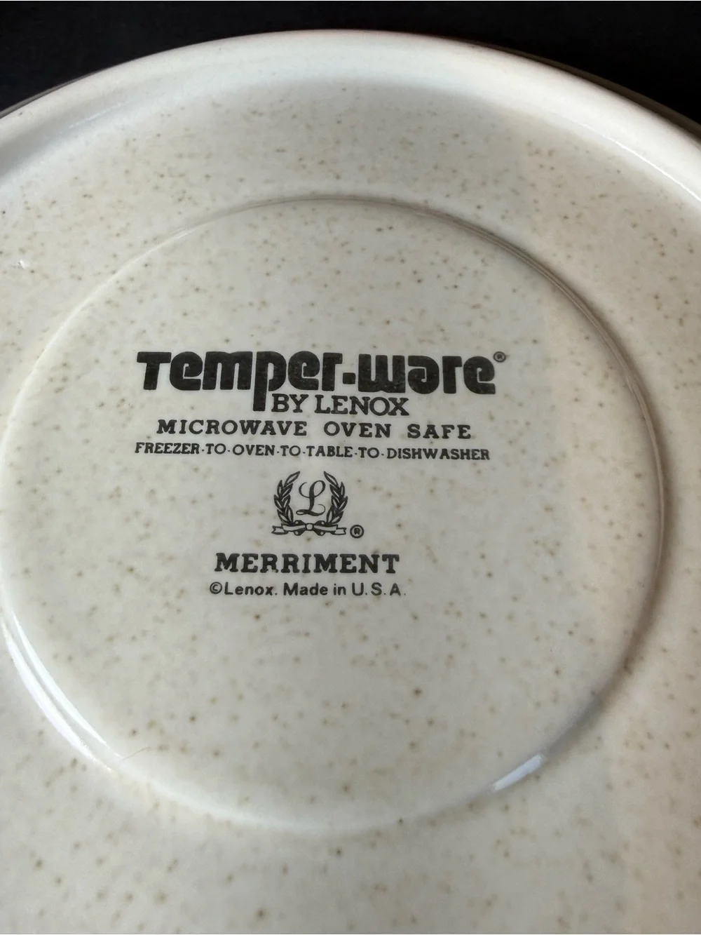 Lenox vtg temper